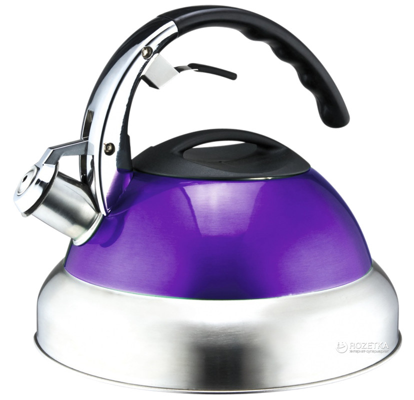 Чайник LORA NS10KET із свистком 3 л Фiолетовий (H11-004)